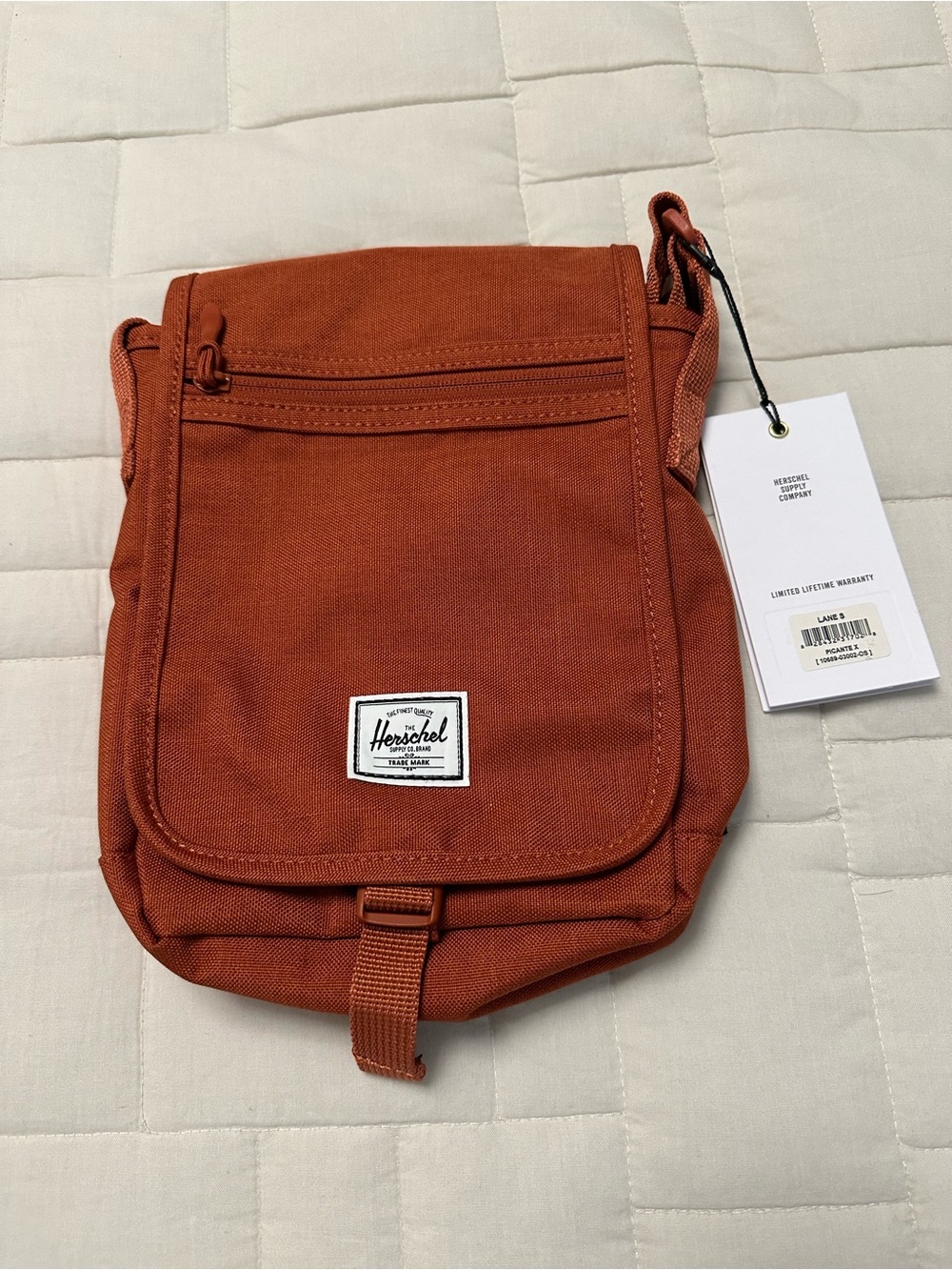 NWT Herschel Rust Crossbody Bag